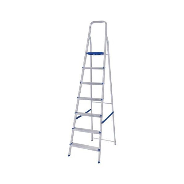 Escada Alumínio 7 Degraus Doméstica 198cm - Mor