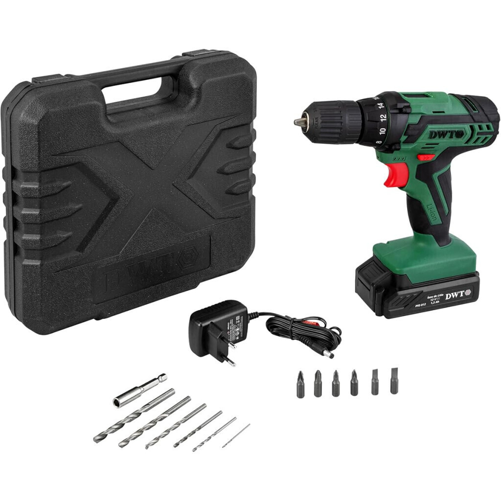 Dwt, Parafusadeira/furadeira a Bateria, 12 V, Fonte Bivolt Automática, Pfd 012.