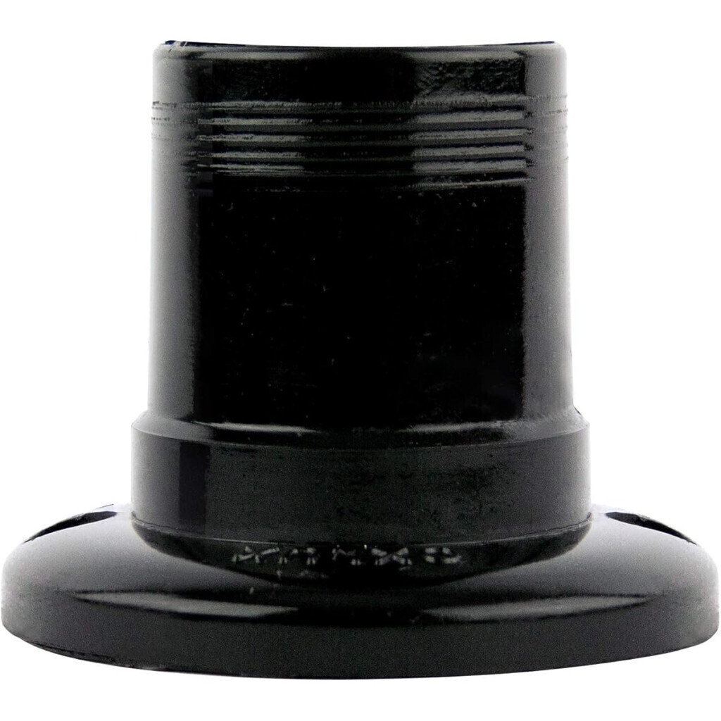 Foxlux Bocal Fixo de Teto Termoplástico Preto