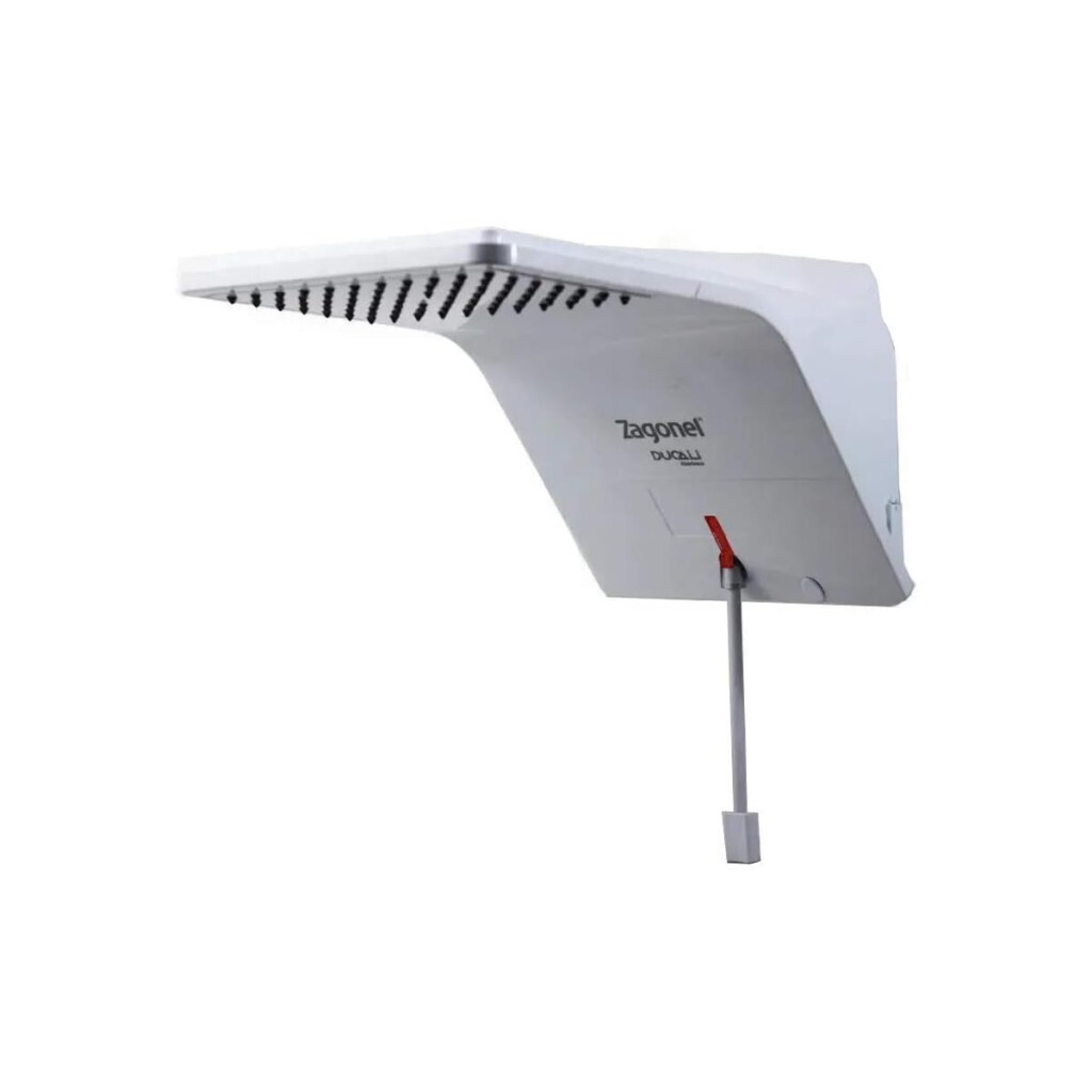 Zagonel Chuveiro Eletrônico Ducali 220v 7500w, Branco
