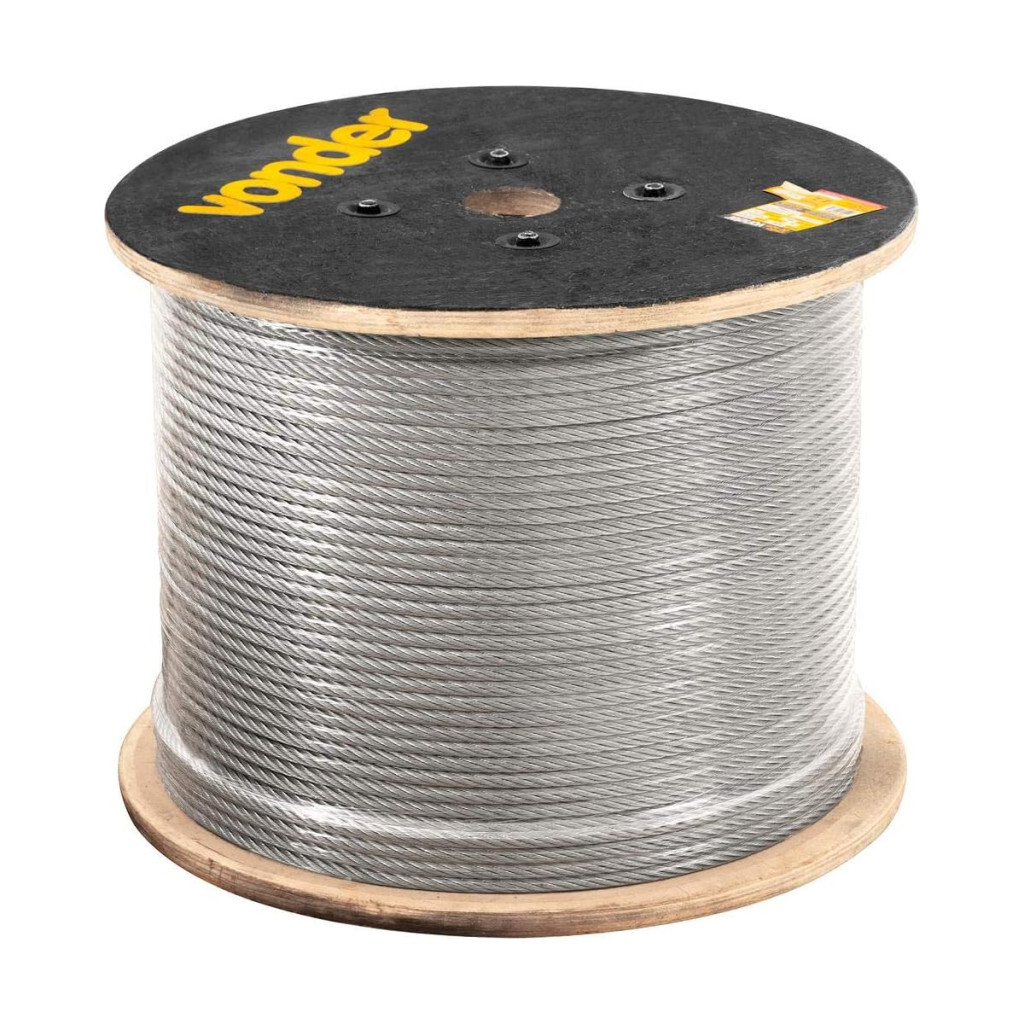 Cabo Aço 6,4 Mm 1/4 6 X 7 Af Galvanizado 100 M