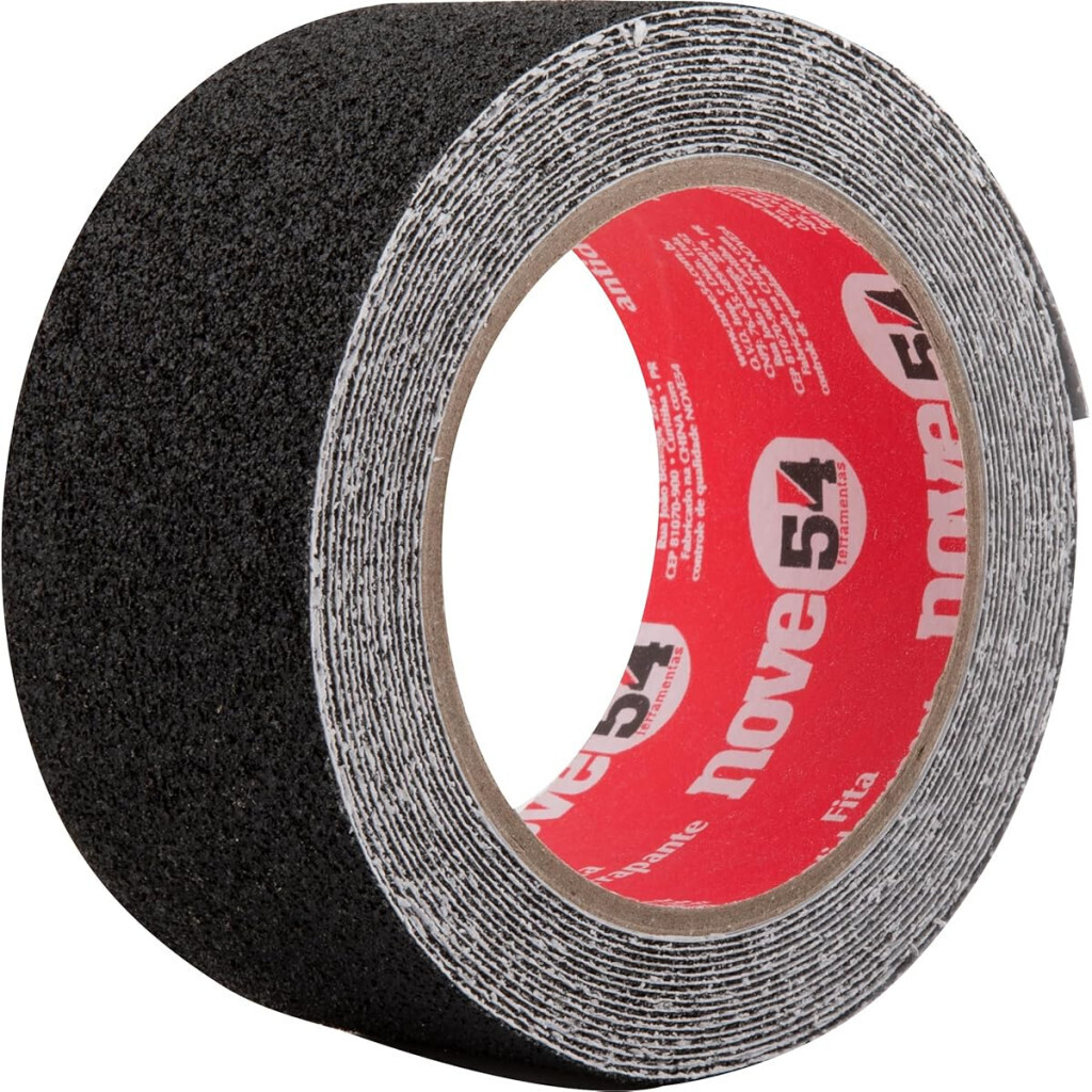 Nove54, Fita Antiderrapante, 50 Mm X 5 M, Preta.
