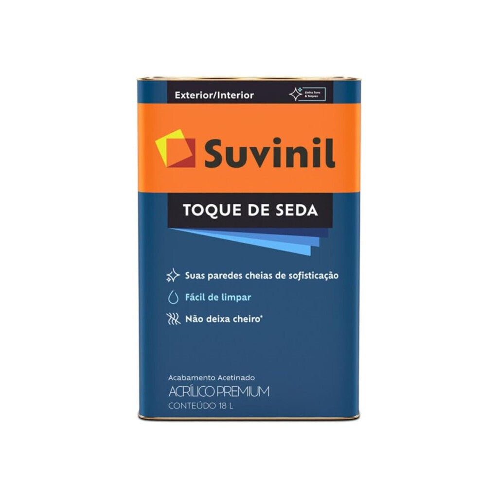 Tinta Suvinil Tintas para Parede Acrílico Toque de Seda 18l - Branco Neve