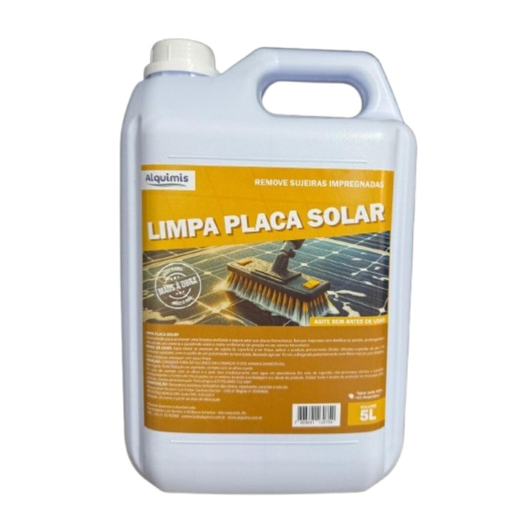 Limpa Placa Solar 5l Alquimis