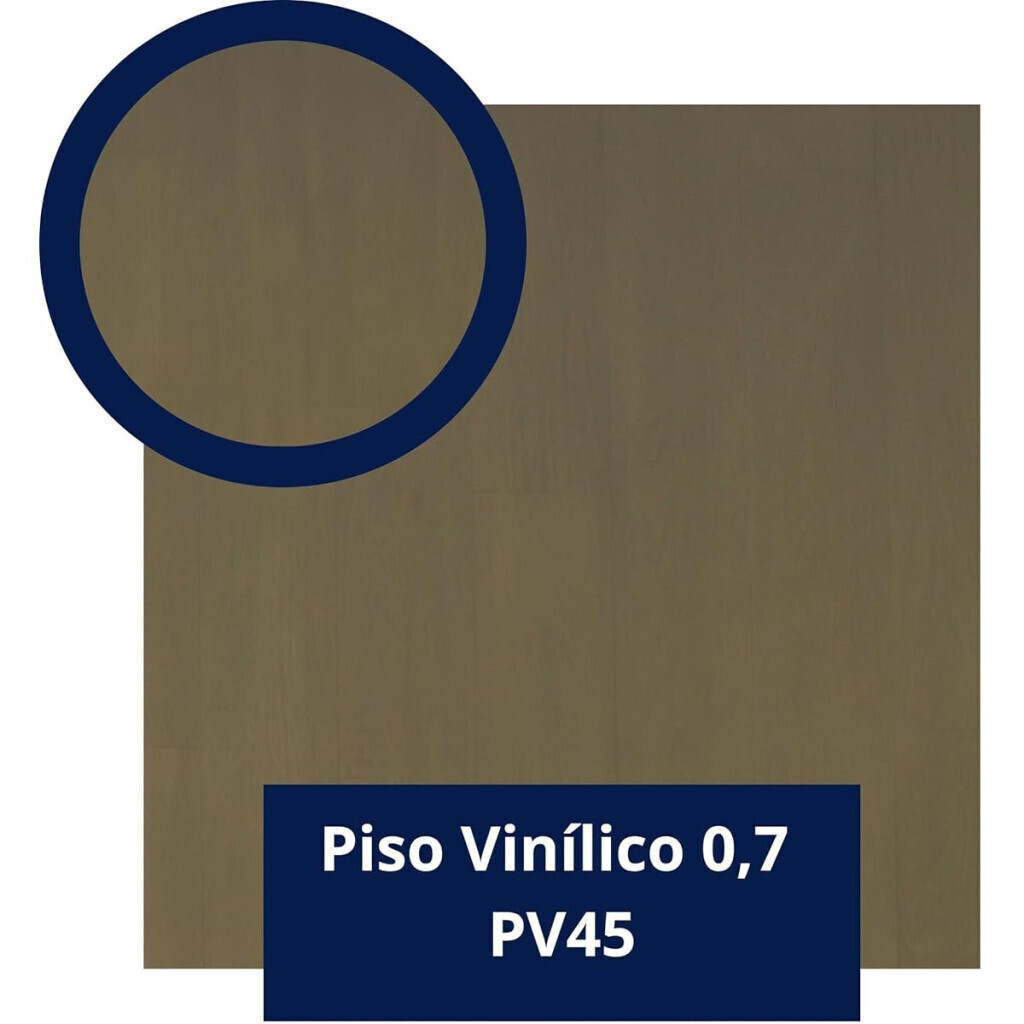 Piso Vinílico 0,7mm Pv45 Sidnei 2mx25m 50m² Kapazi
