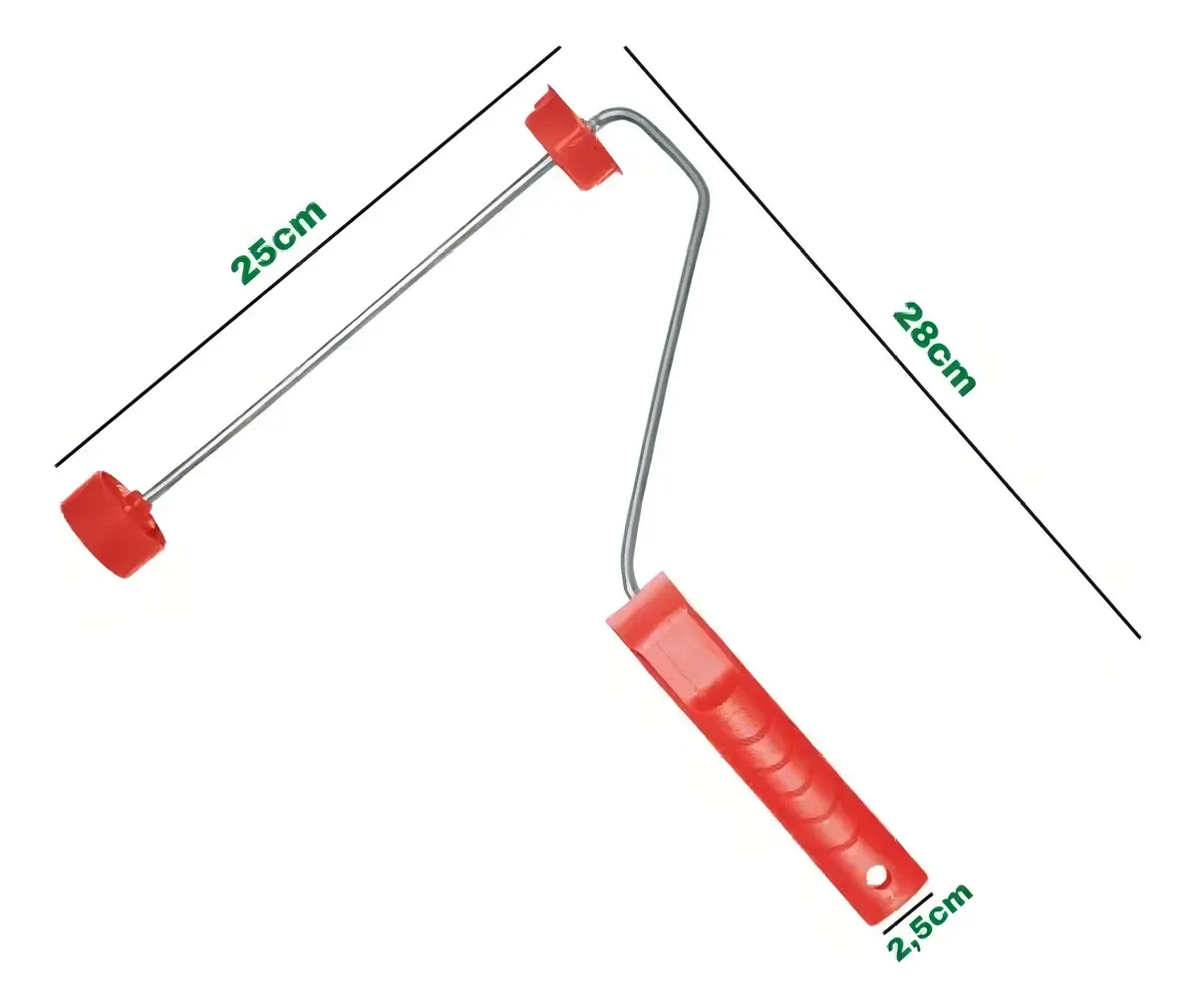 Garfo Simples Pintura para Rolo 23cm