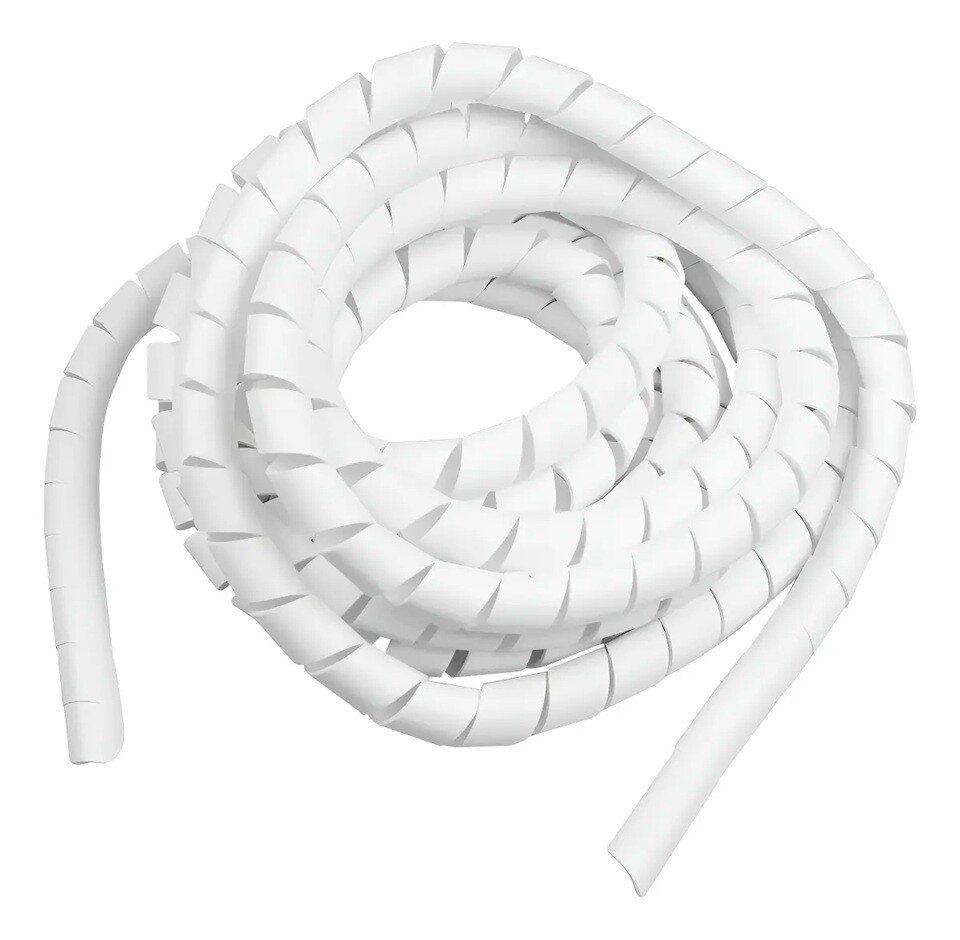 Tubo Espiral 1/2 Branco - 1m