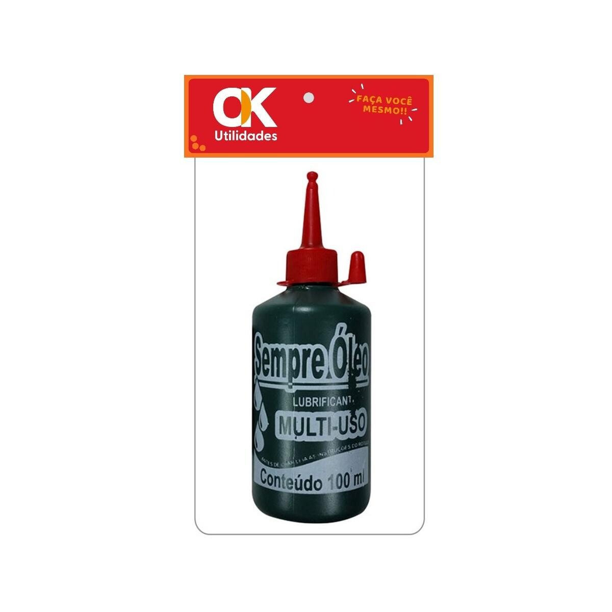 óleo de Máquina Lubrificante Ok Utilidades 100ml Multiuso