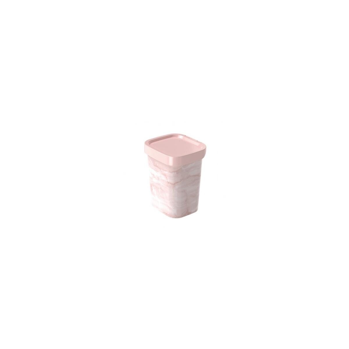 Lixeira Decorada Ecolar Classic B2 Preta 8 Litros