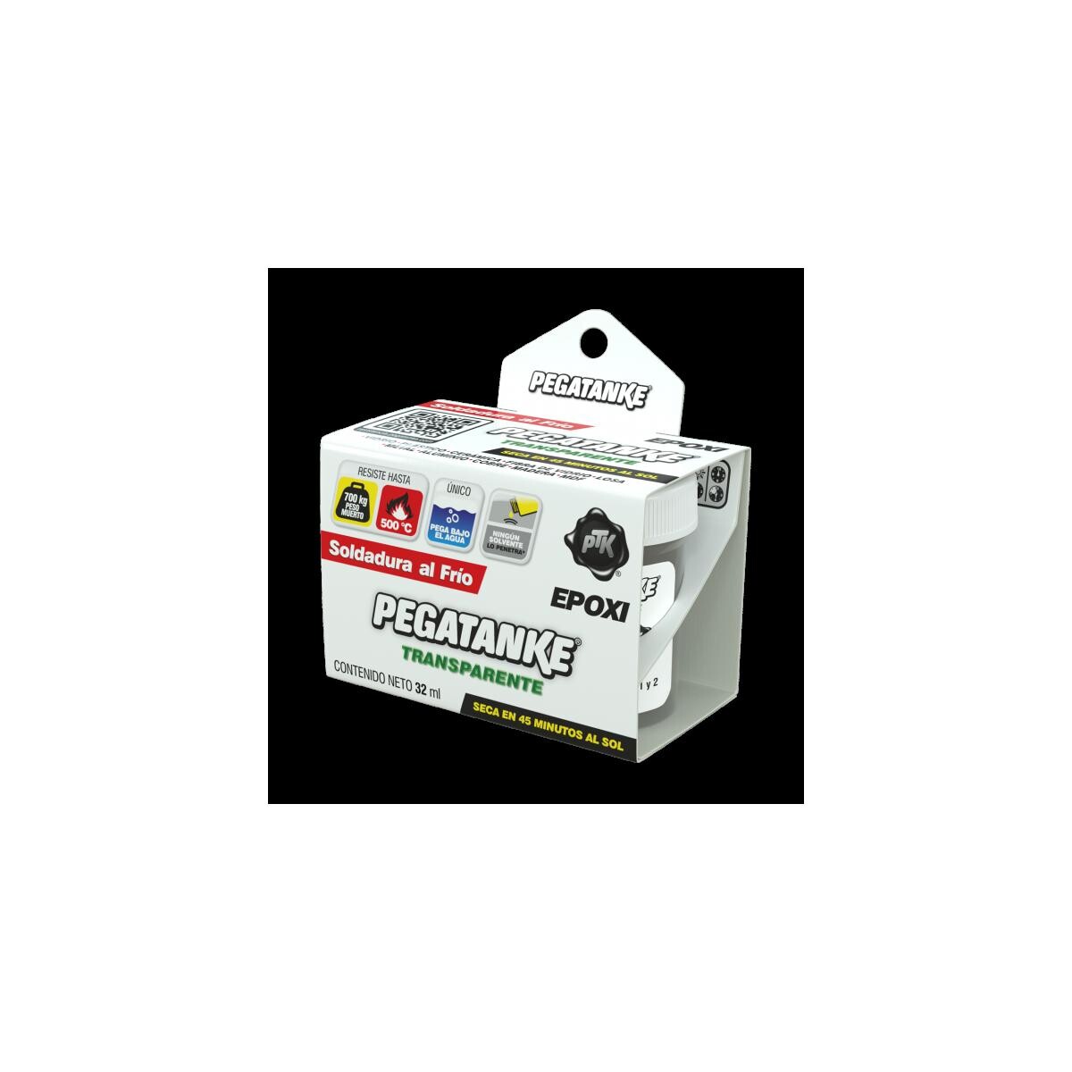 Adesivo Epóxi Branco 46g Pegatanke - Reparo e Fixação Extrema