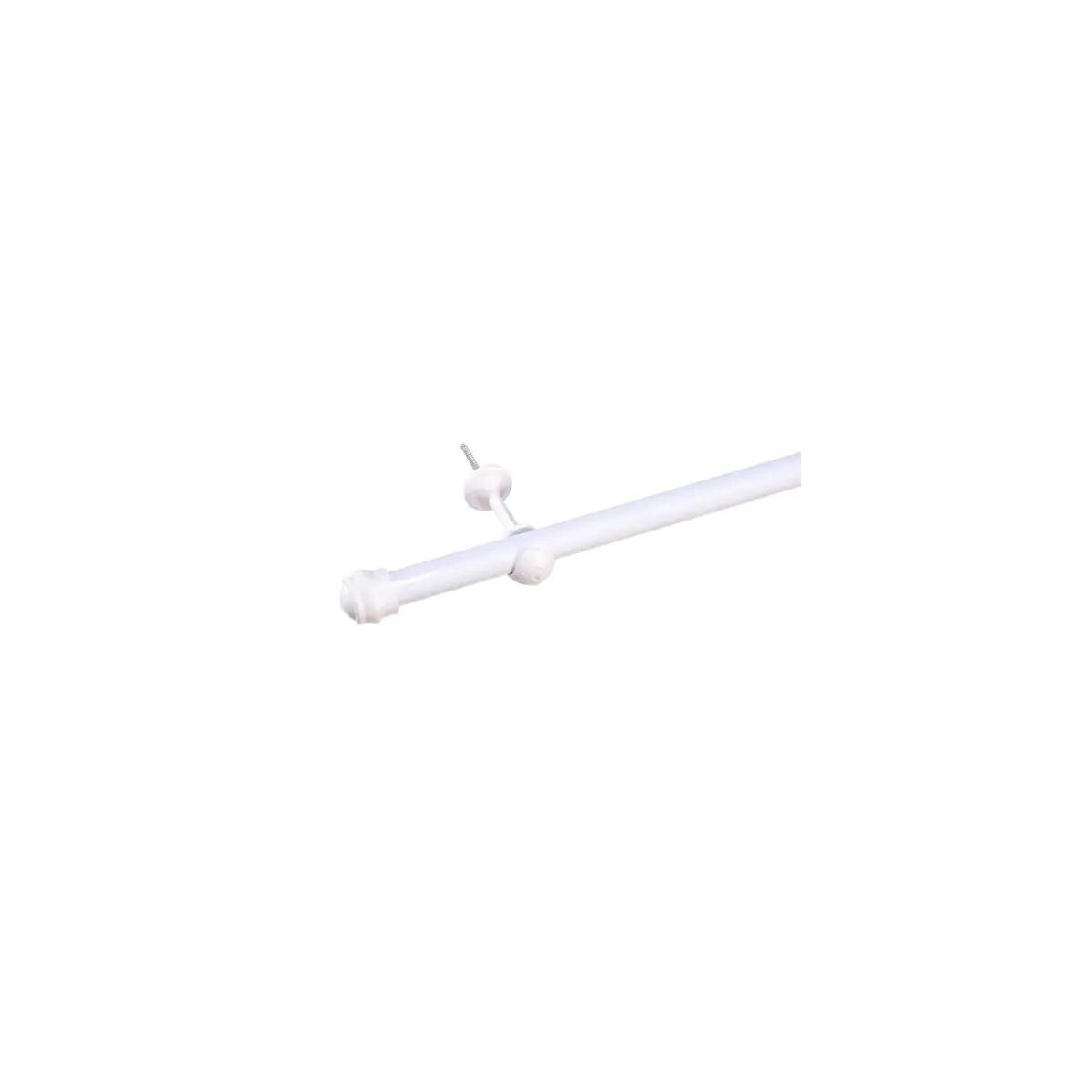 Suporte para Cortina Simples 2,00m Branco - Atacado São Jorge
