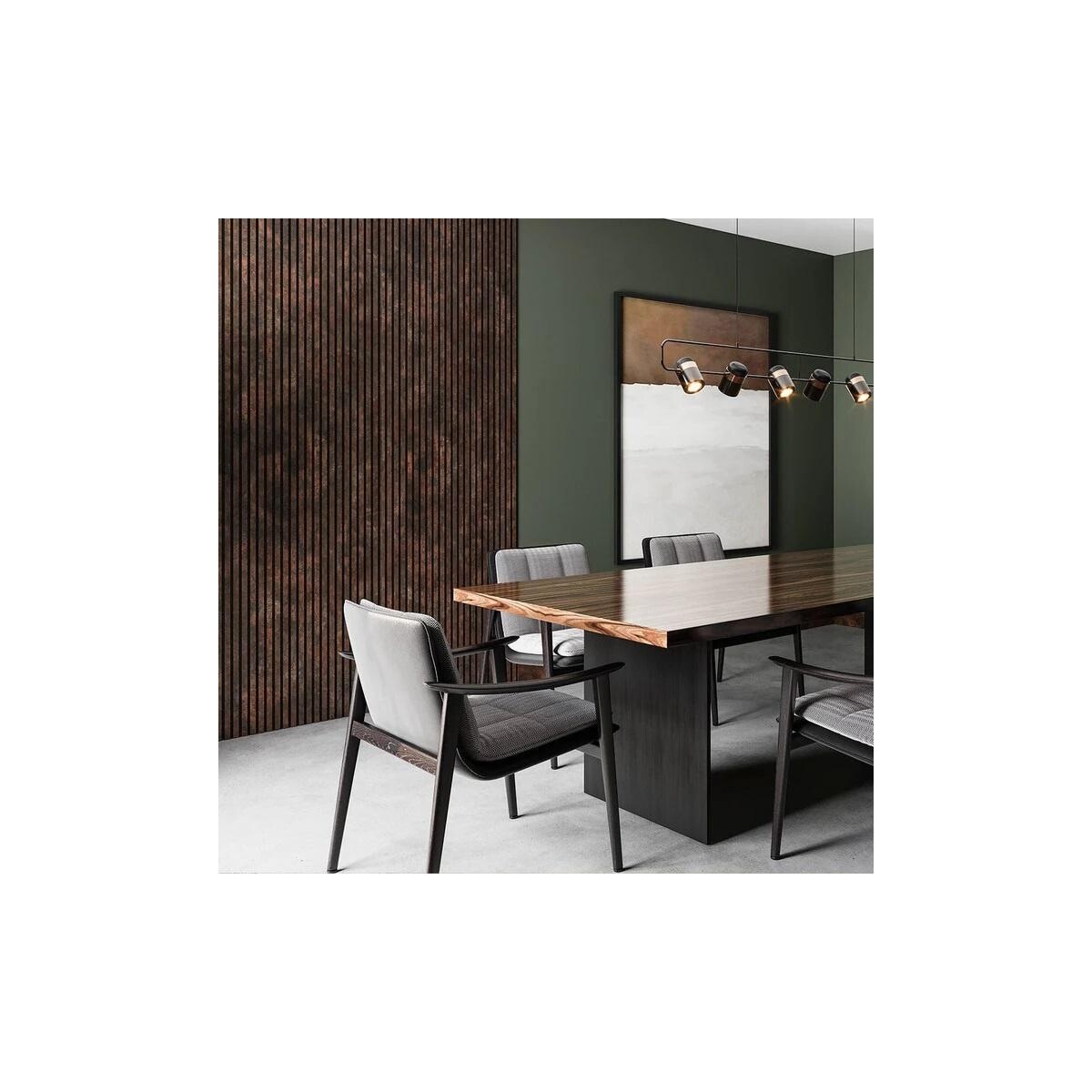 Painel Ripado Autocolante Meu Rodapé Urban Plus Corten Rl10m