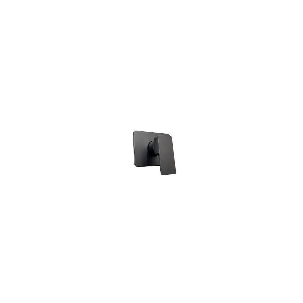 Acabamento Base Monocomando Chuveiro Deca Rainha Preto Fosco