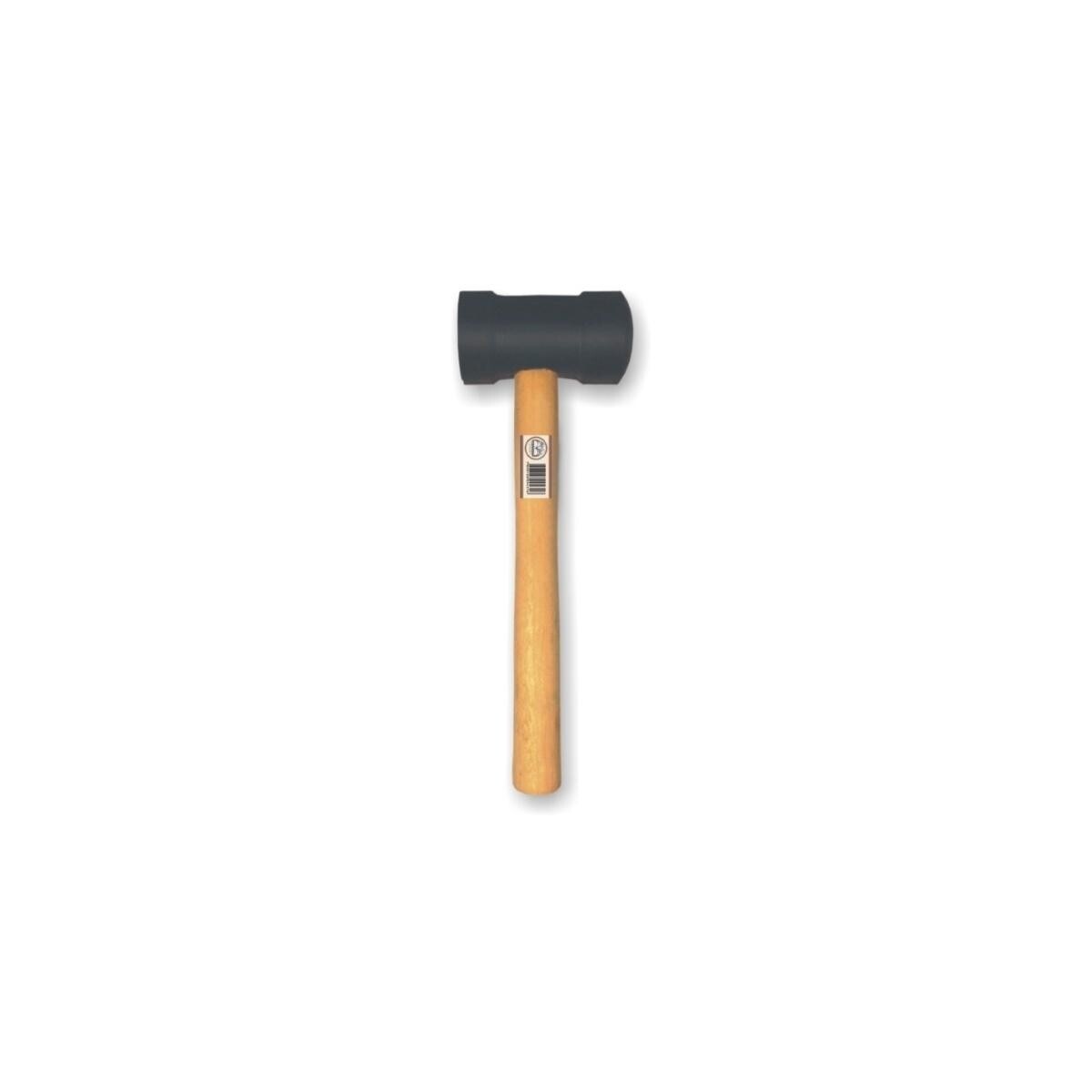 Martelo de Borracha 80mm Preto Metasul