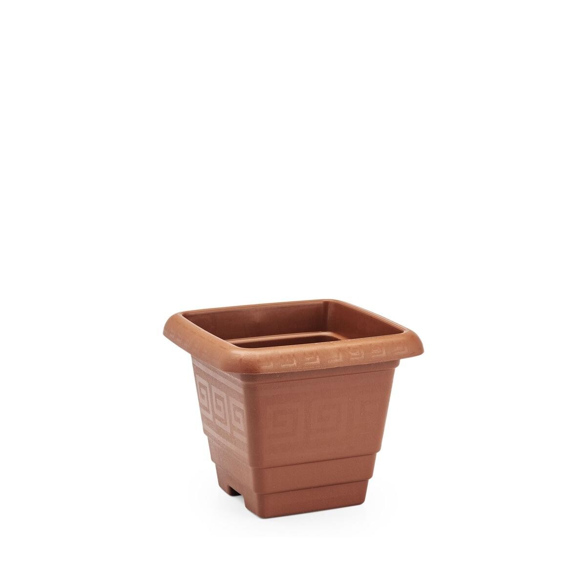 Vaso Quadrado Terracota 2.1 Litros Pequeno