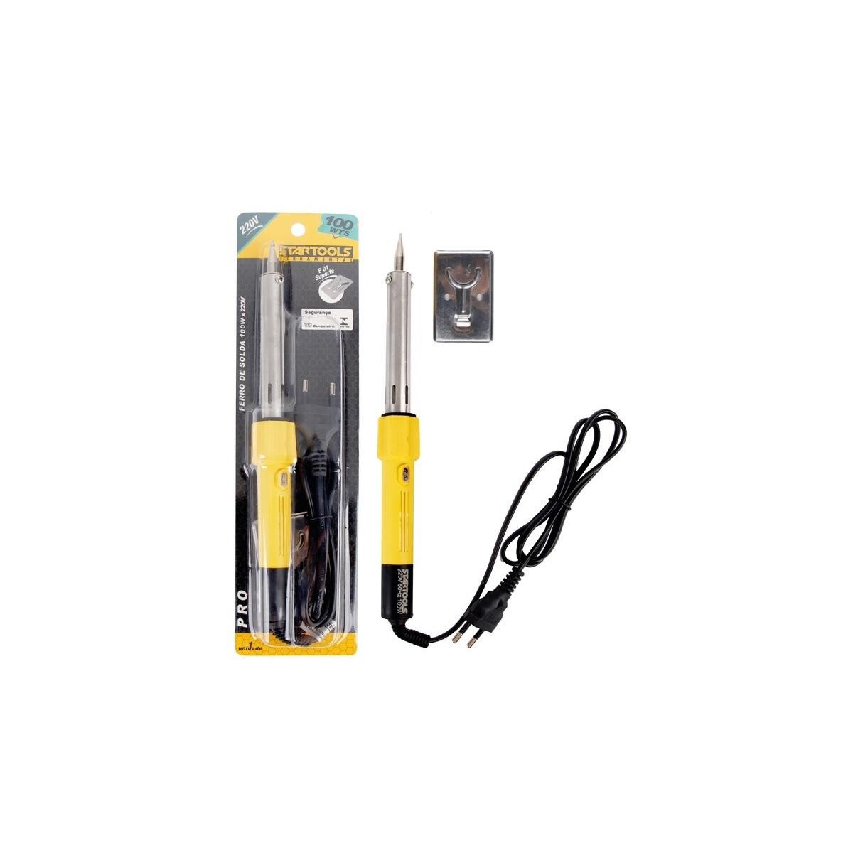 Ferro de Solda Elétrico 100w 220v Cabo Plástico Startools