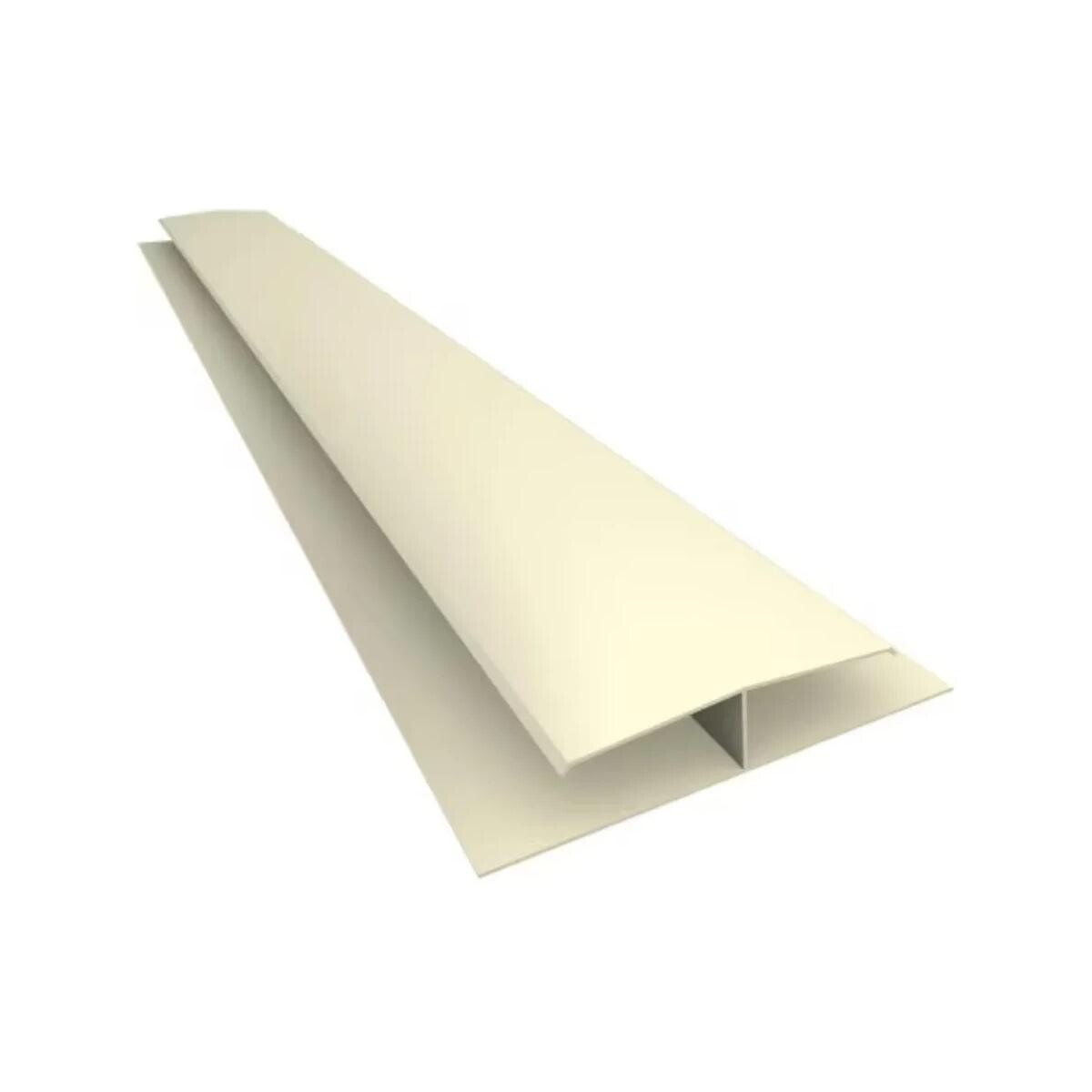 Emenda Pvc Tipo H São Jorge Bege 6 Metros para Forro e Revestimento