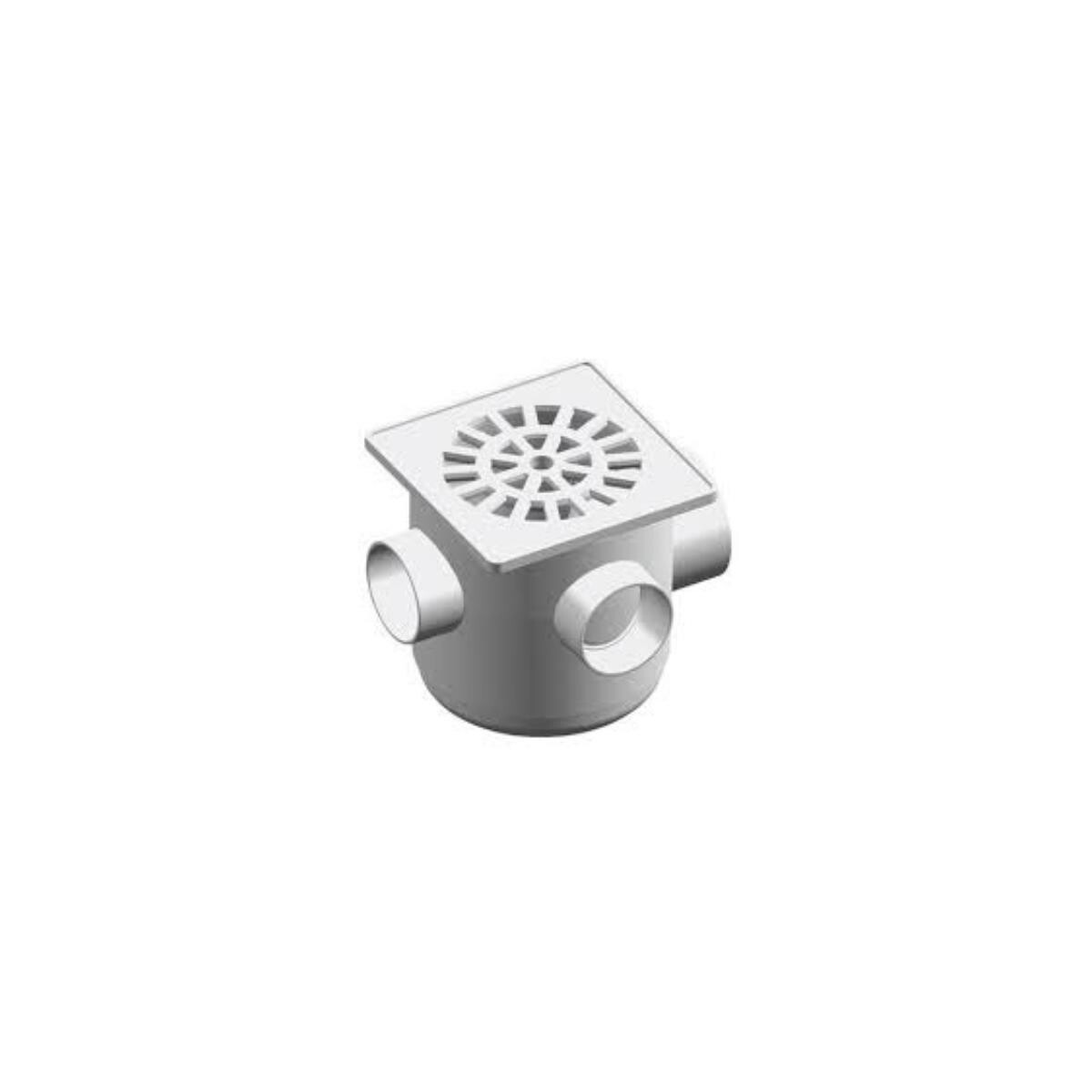 Caixa Sifonada Herc 100x100x50mm Quadrada Ref. 2259