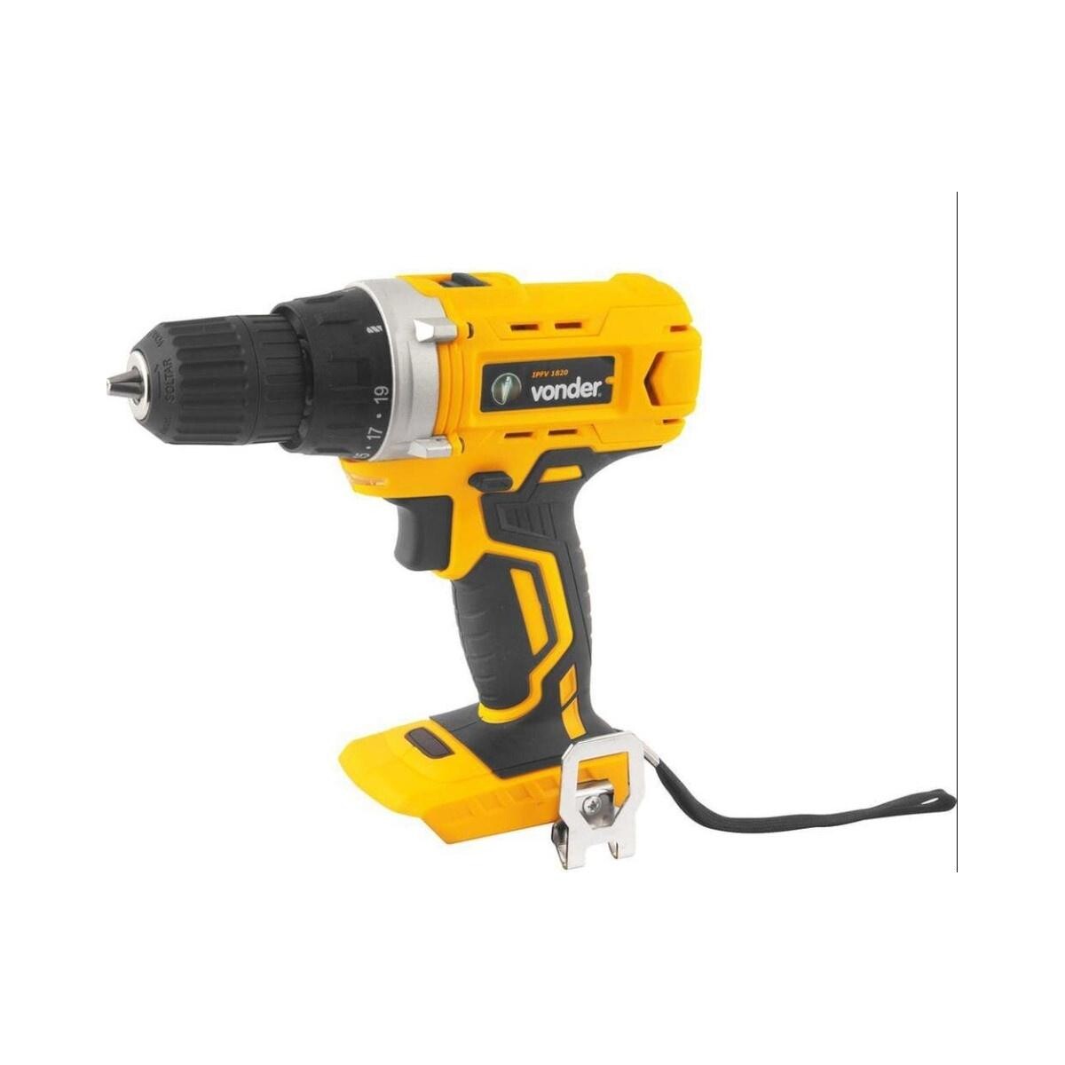 Parafusadeira Furadeira Vonder 18v Ipfv1820 3/8 Pol. Mandril Sem Bateria e Carregador