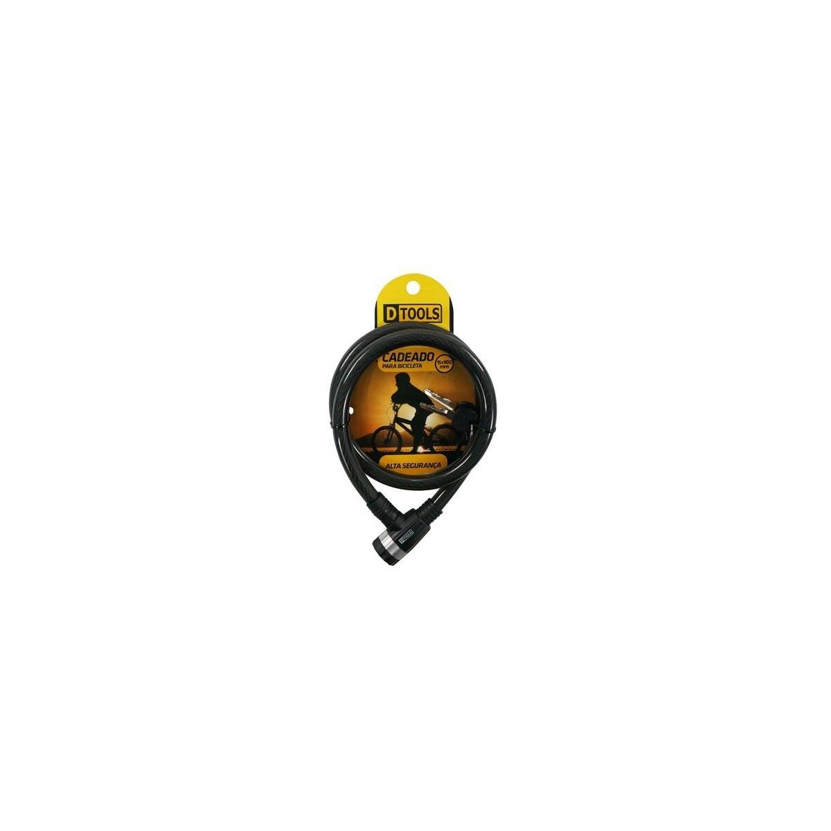 Cadeado para Bicicleta D-tools Ref. 10664 15x900mm