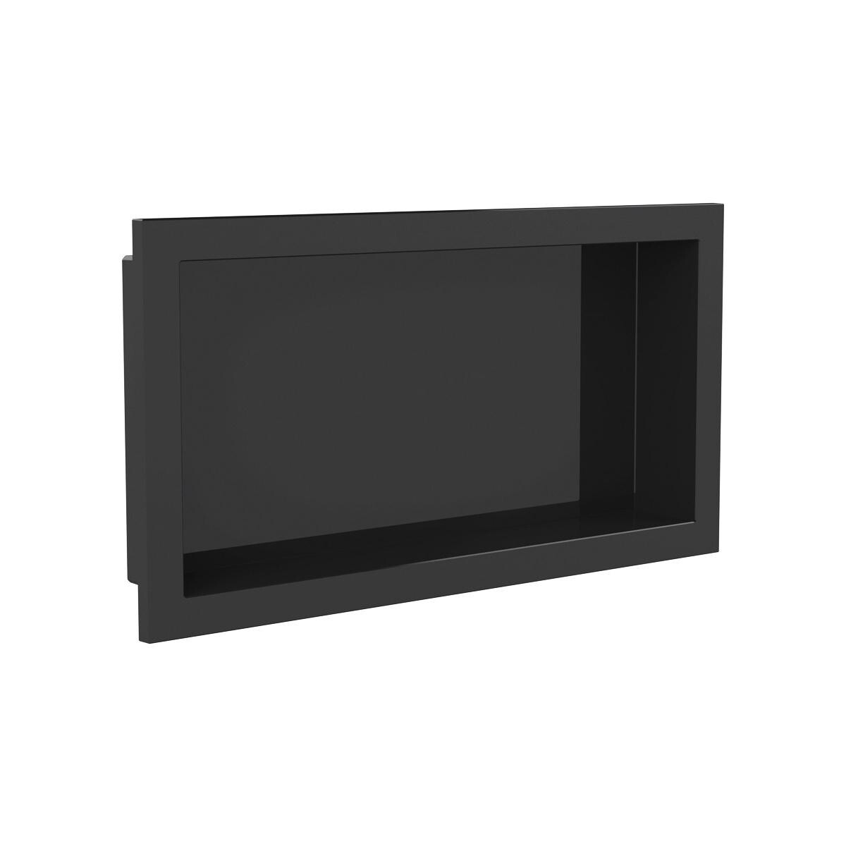 Nicho de Embutir Preto Vulcano 30x60cm Metasul
