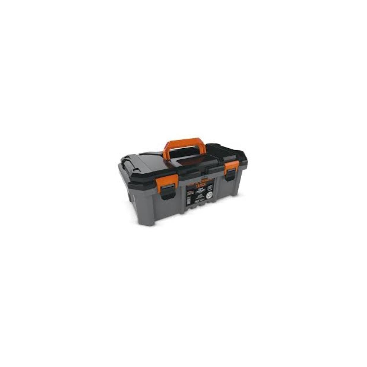 Caixa para Ferramenta Pvc Tática Metasul 18,3" Preta