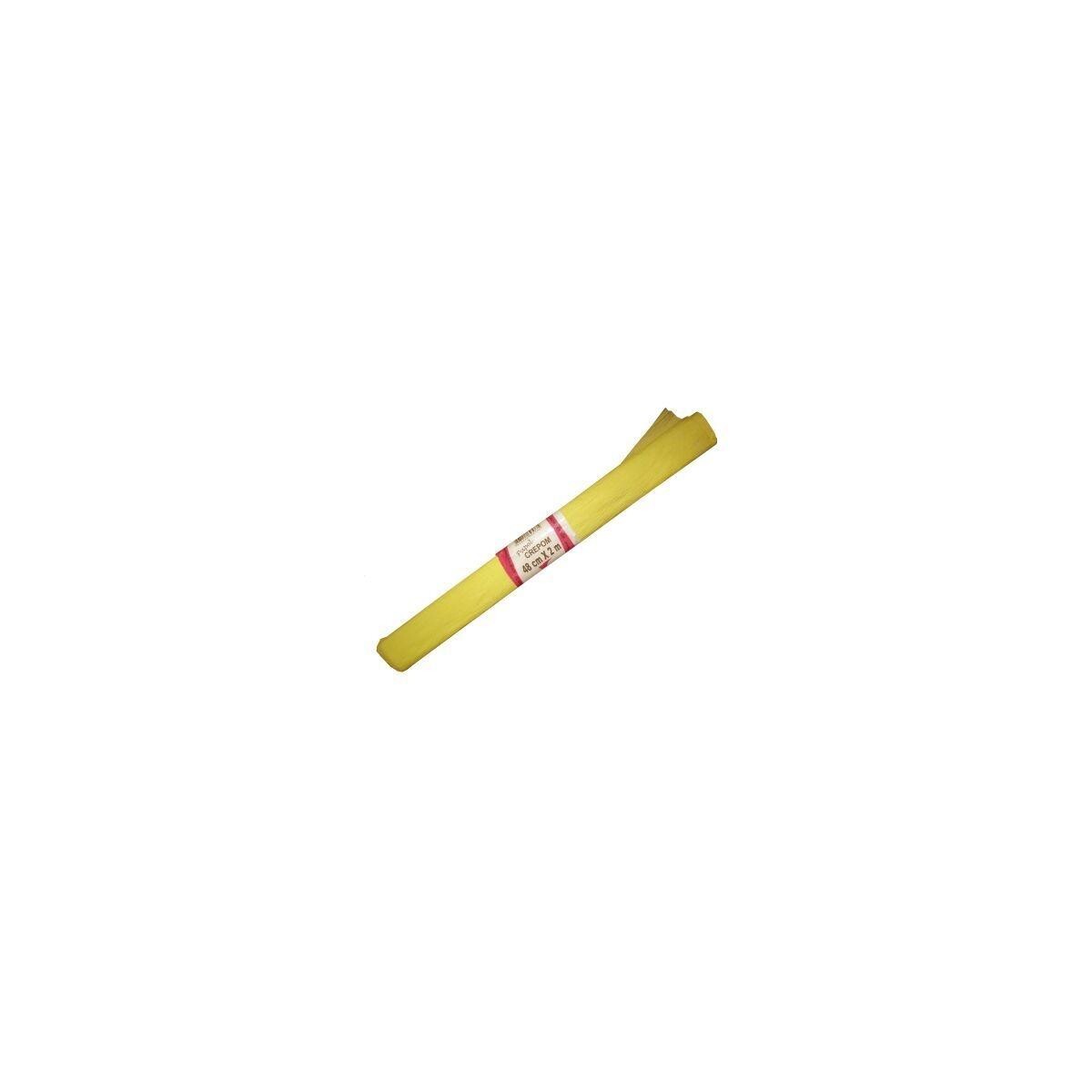 Papel Crepom 48cm X 2m Amarelo Vmp