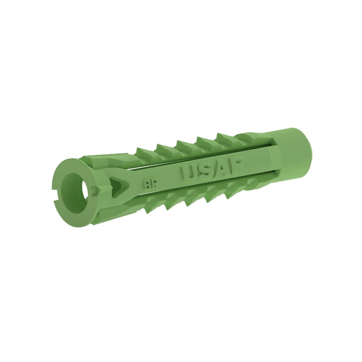 Bucha Nylon Usaf U-tb1 Número 6 Verde Fixação Profissional