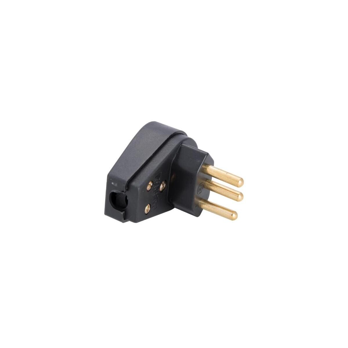 Plug Elétrico Tramontina Triângulo 2p+t 10a Preto