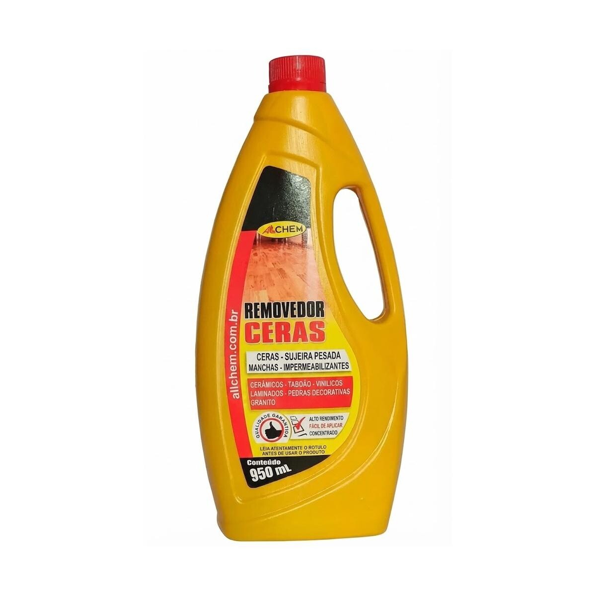 Removedor de Cera Allchem 950ml Profissional Pós-obra Pisos