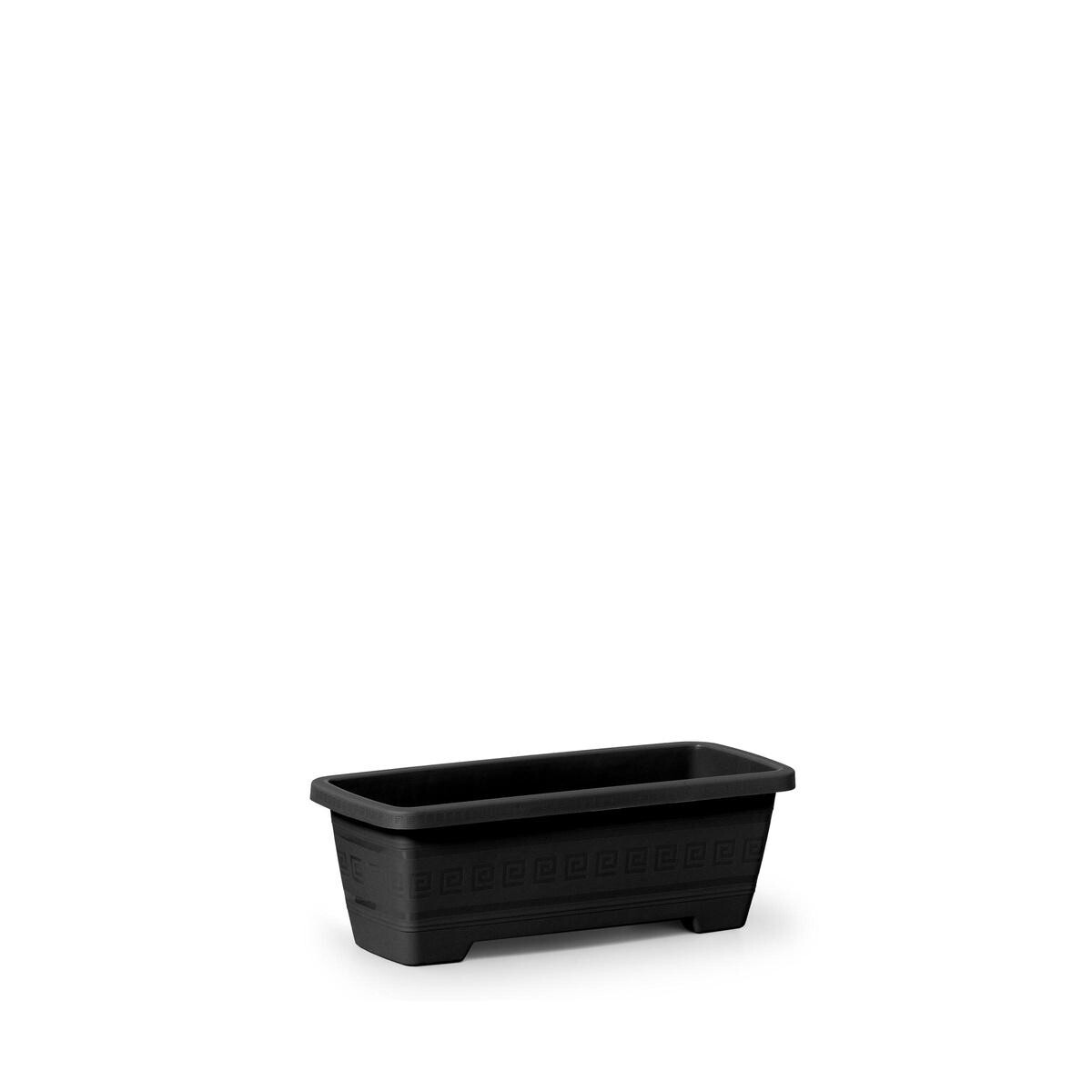 Vaso Retangular Preto 3 Litros Atacado São Jorge Durável