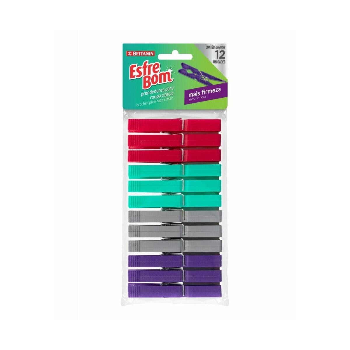 Prendedor de Plástico Classic Esfrebom Bettanin - Alta Durabilidade