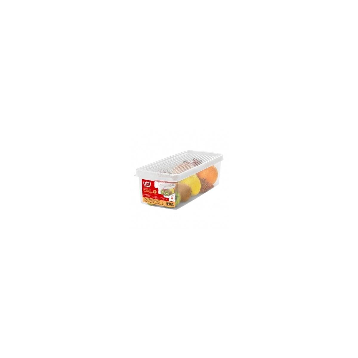 Caixa Plástica Utti Pequena para Legumes e Saladas - Durável