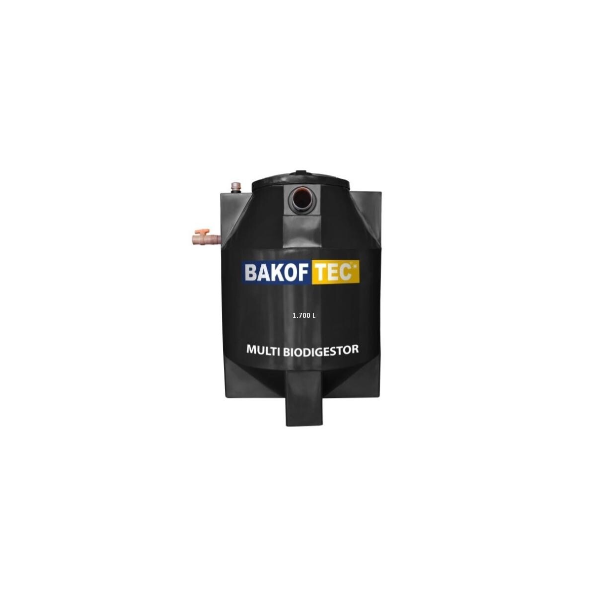 Biodigestor Bakof Multi Polietileno 1500l - Tratamento Esgoto