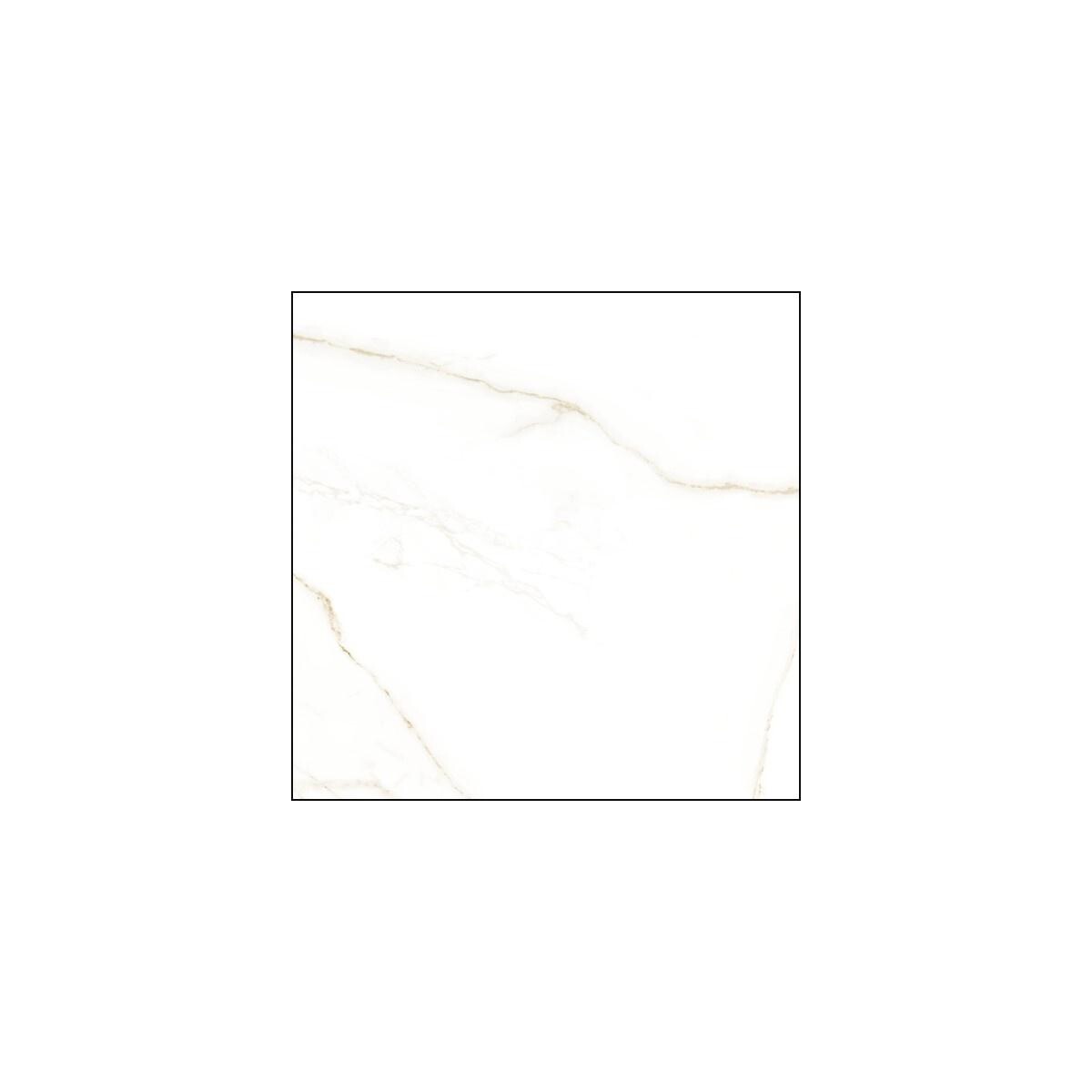 Piso Angelgres Calacata Gold Polido 72x72cm - Efeito Mármore Luxuoso