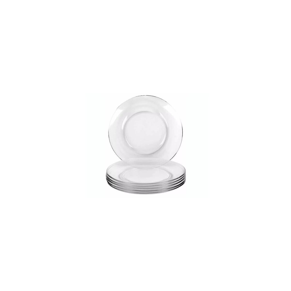 Prato para Sobremesa Nadir Astral 19cm Vidro Resistente