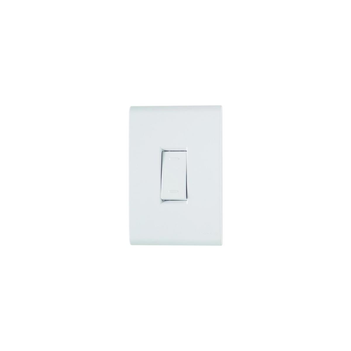 Conjunto 1 Interruptor Paralelo 10a 4x2 Branco Liz Tramontin