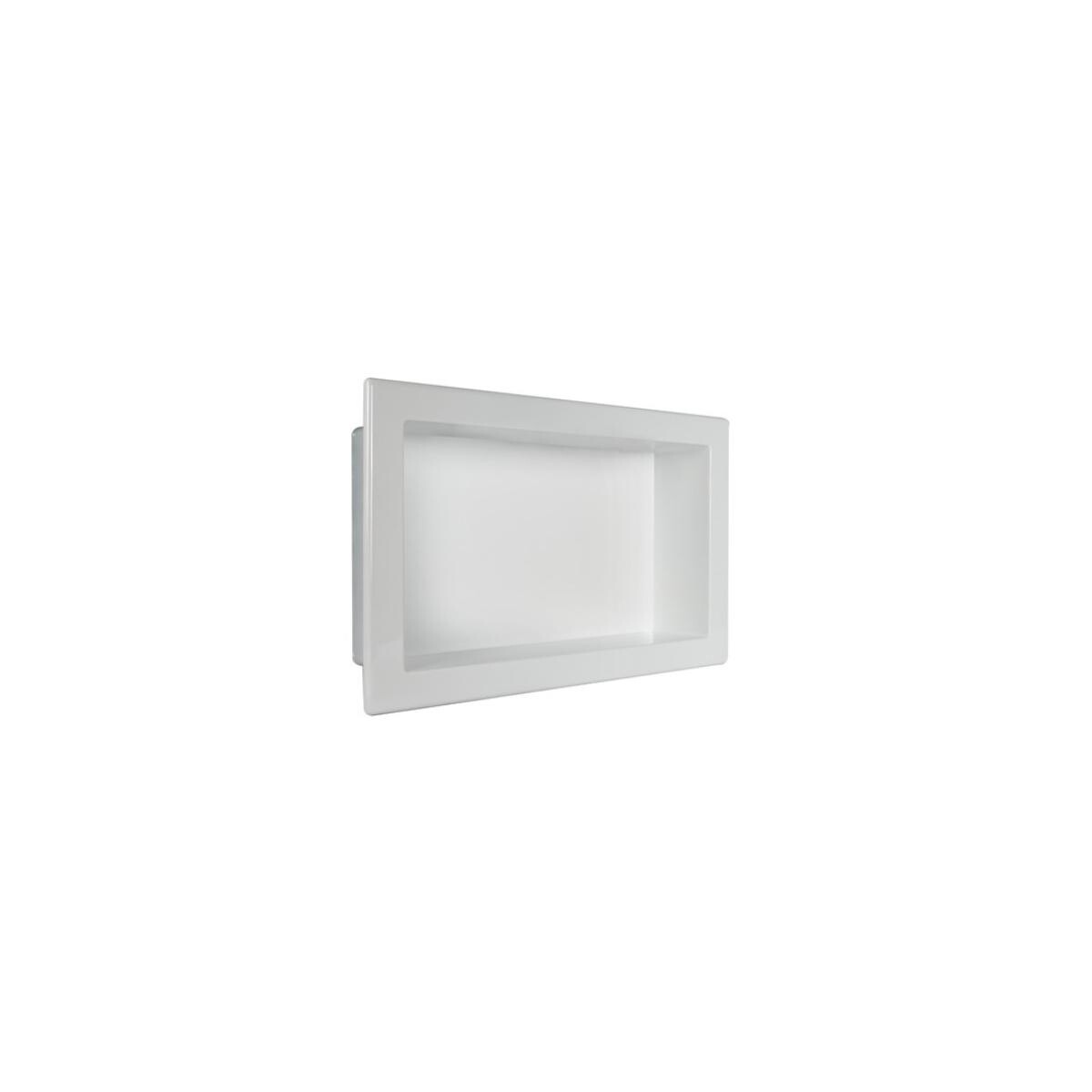 Nicho de Embutir Marmorite Br Forma 30x50cm Branco