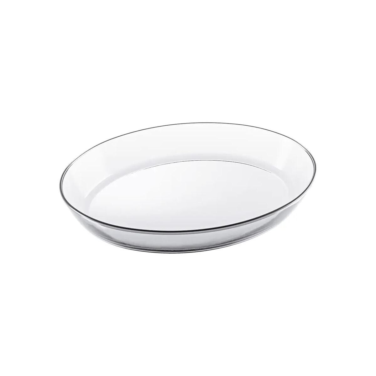 Assadeira de Vidro Oval Atacado São Jorge 2,4 Litros Transparente