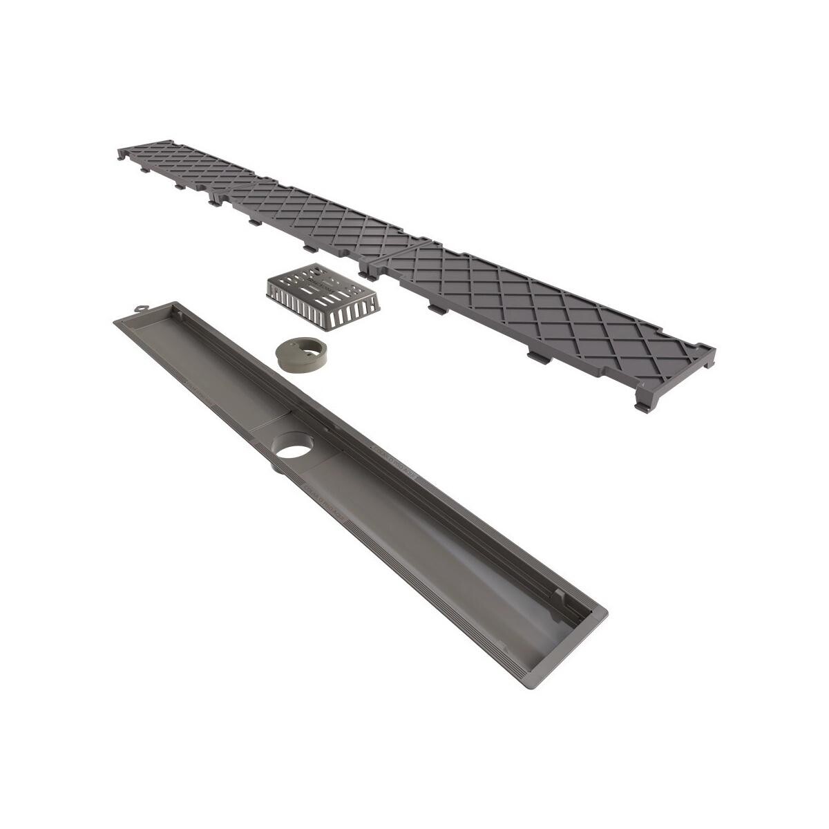 Ralo Linear Seco Central 75cm Novii Oculto - Drenagem Discreta