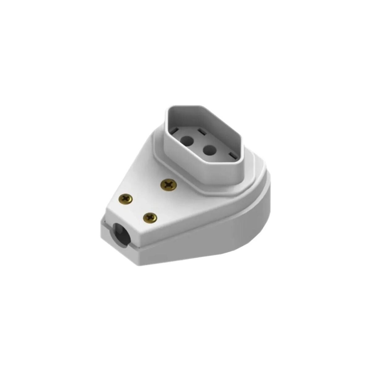 Plug Fêmea Prensa Cabo 20a 2p+t Ilumi - Segurança Elétrica