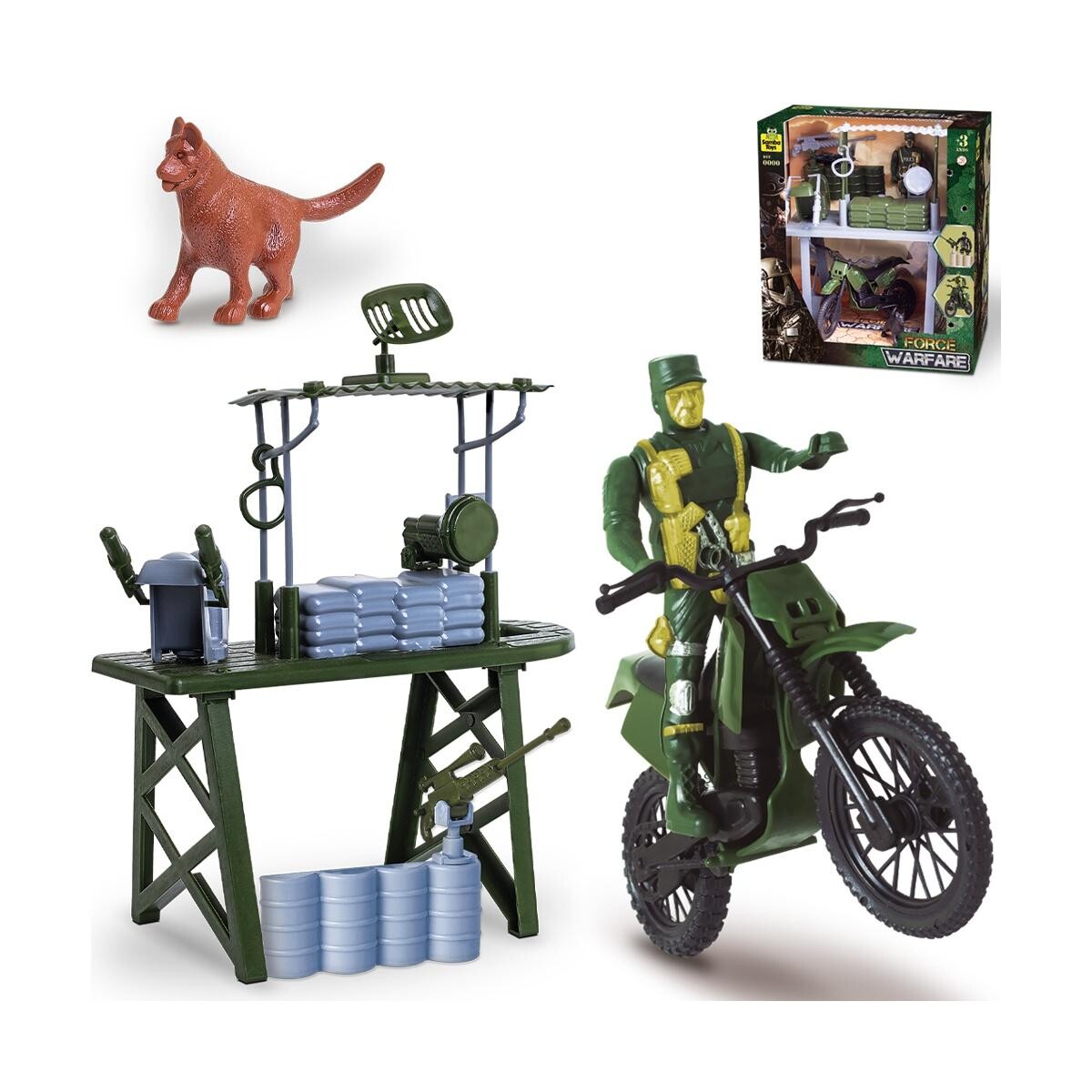 Atuador Industrial | Samba Toys Moto Forte Militar | Ultra Resistente