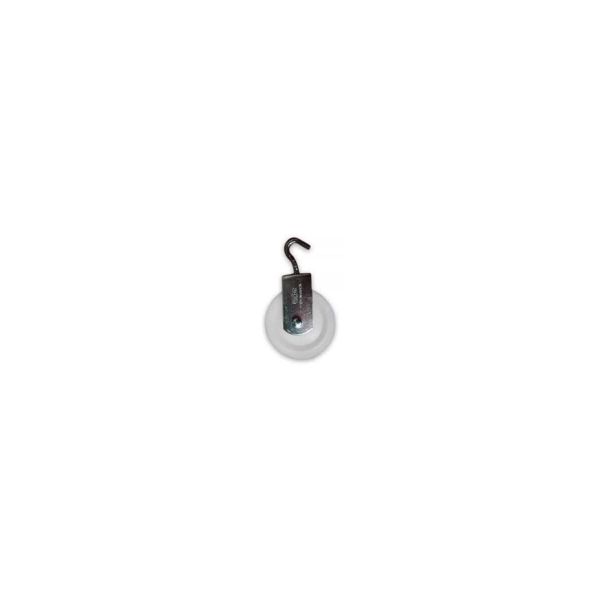 Roldana para Varal Pvc 6cm com Gancho Biehl - Resistência e Praticidade