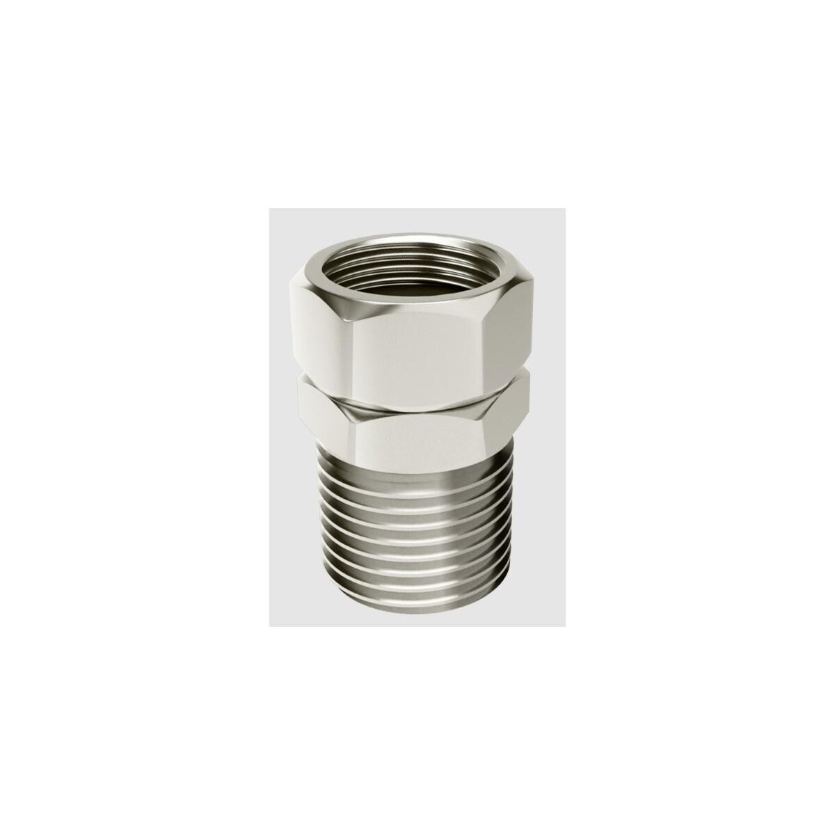 Niple Metal 1/2" Roco 1195 Porca Giratória Niquelado