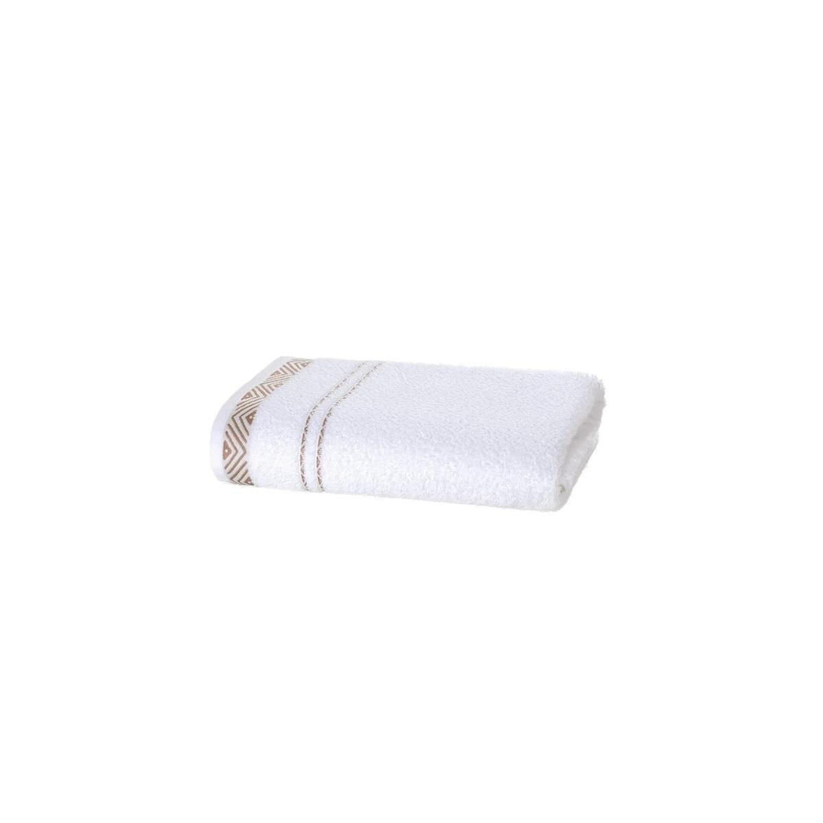 Toalha de Banho Jacquard Premium 70x1,40m Branca Dohler