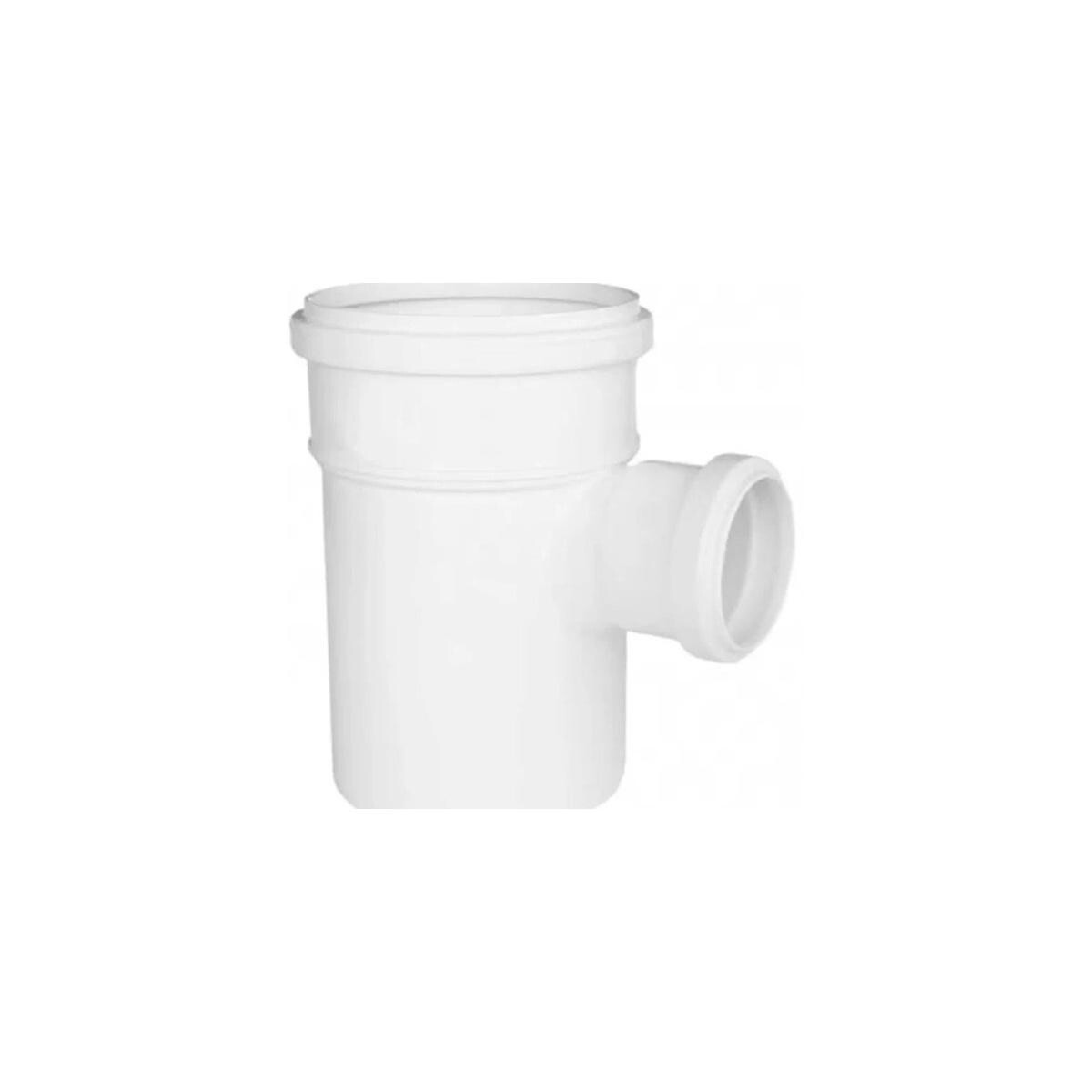 Tê de Esgoto Redução 100x50mm Amanco Pvc Branco Durável
