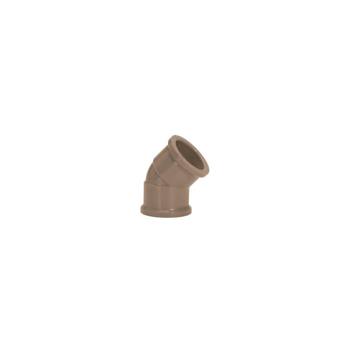 Joelho 45° Pvc Marrom 110mm Amanco para Sistemas Hidráulicos