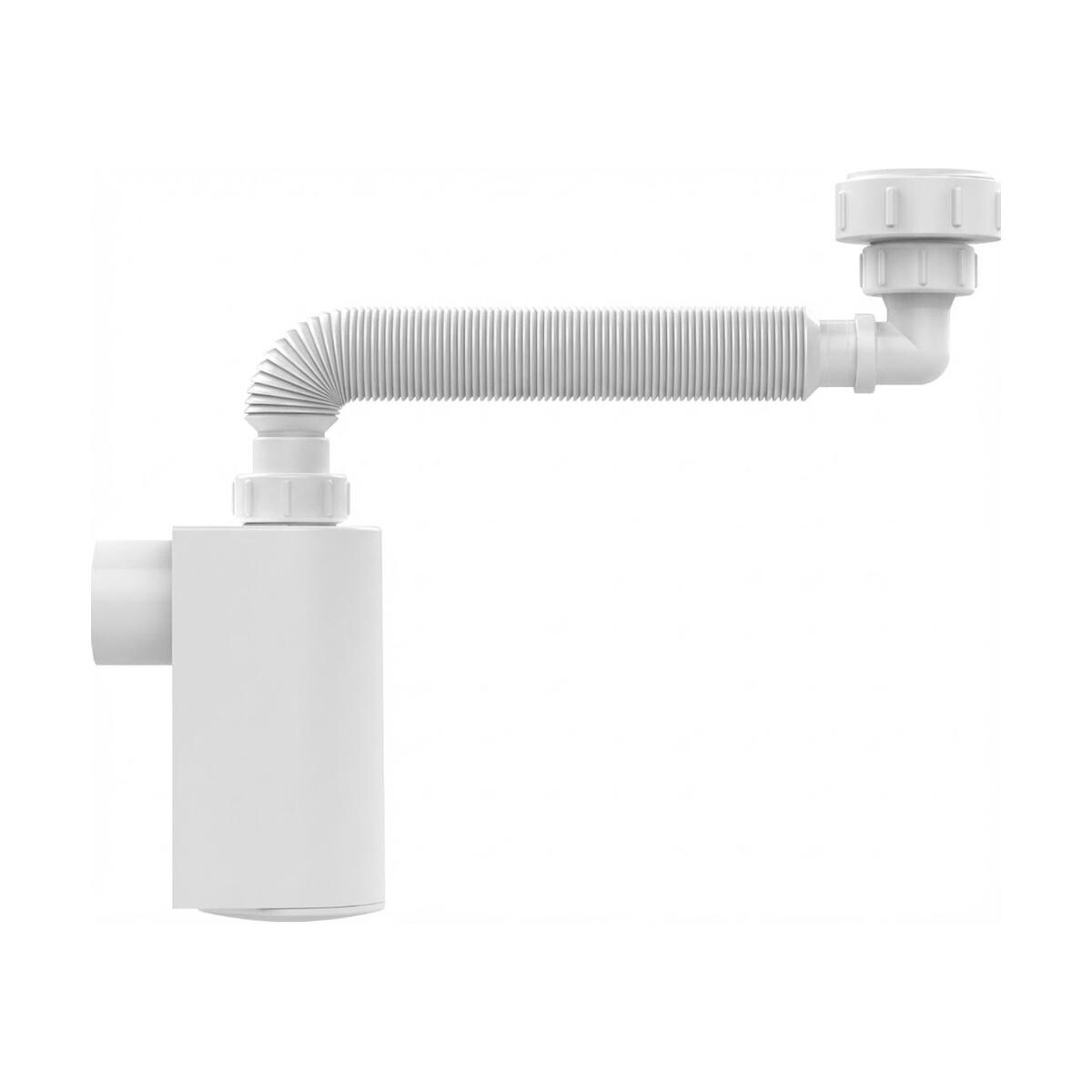 Sifão Tubo Extensível Blukit com Copo para Parede Ajustável