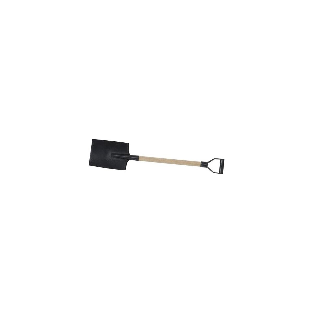 Pá Quadrada Pequena Cabo Y 74cm Paraboni Construção e Jardim