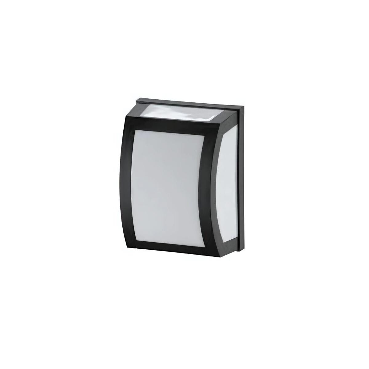 Arandela Oval E27 Preta Leitosa Dital - Durabilidade e Estilo